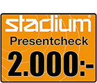 Premie 70Stadium Presentcheck 2.000 kr