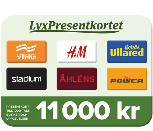 LyxPresentkort 11.000 kr
