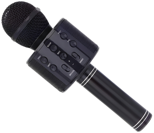 Karaokemikrofon – Svart