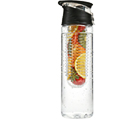 Vattenflaska med infuser – Svart
