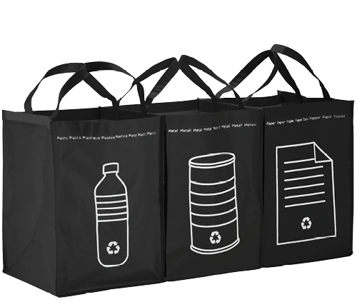Återvinningskassar 3-pack