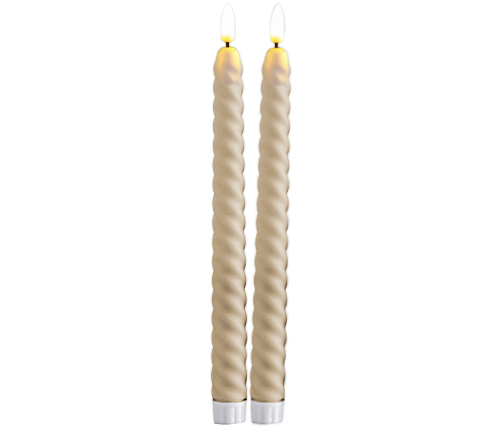 LED-antikljus 2-pack – Beige