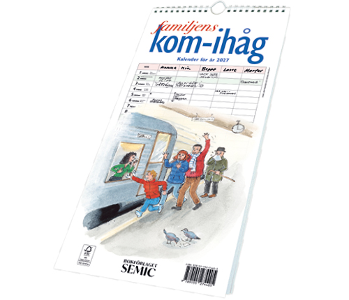 Familjens kom-ihåg – kalender för år 2027