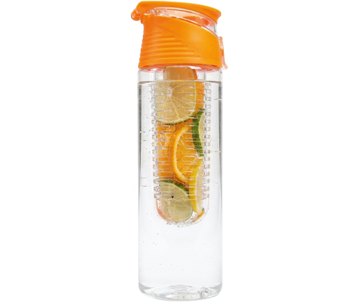Vattenflaska med infuser – Orange