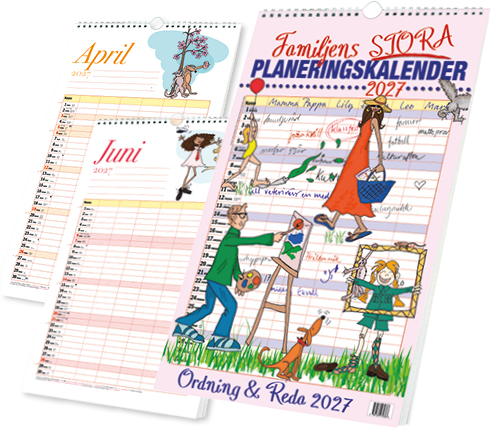 Familjens STORA planeringskalender 2027