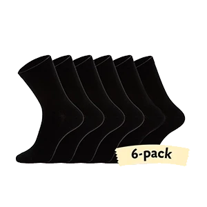 50. Classic black socks – storlek 41/45