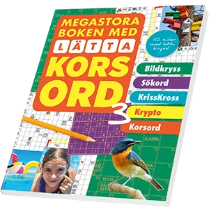 106. Megastora boken med lätta korsord 3